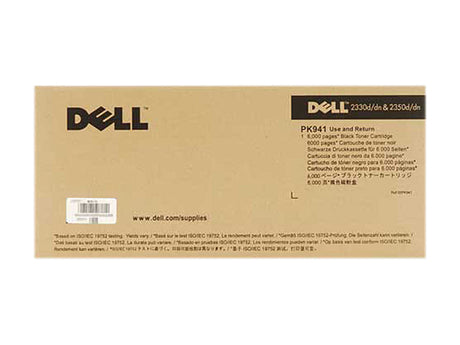 Dell PK941 (Parts # RR700) Toner Cartridge 6,000 Page Yield -Use and Return; Black (330-2650)