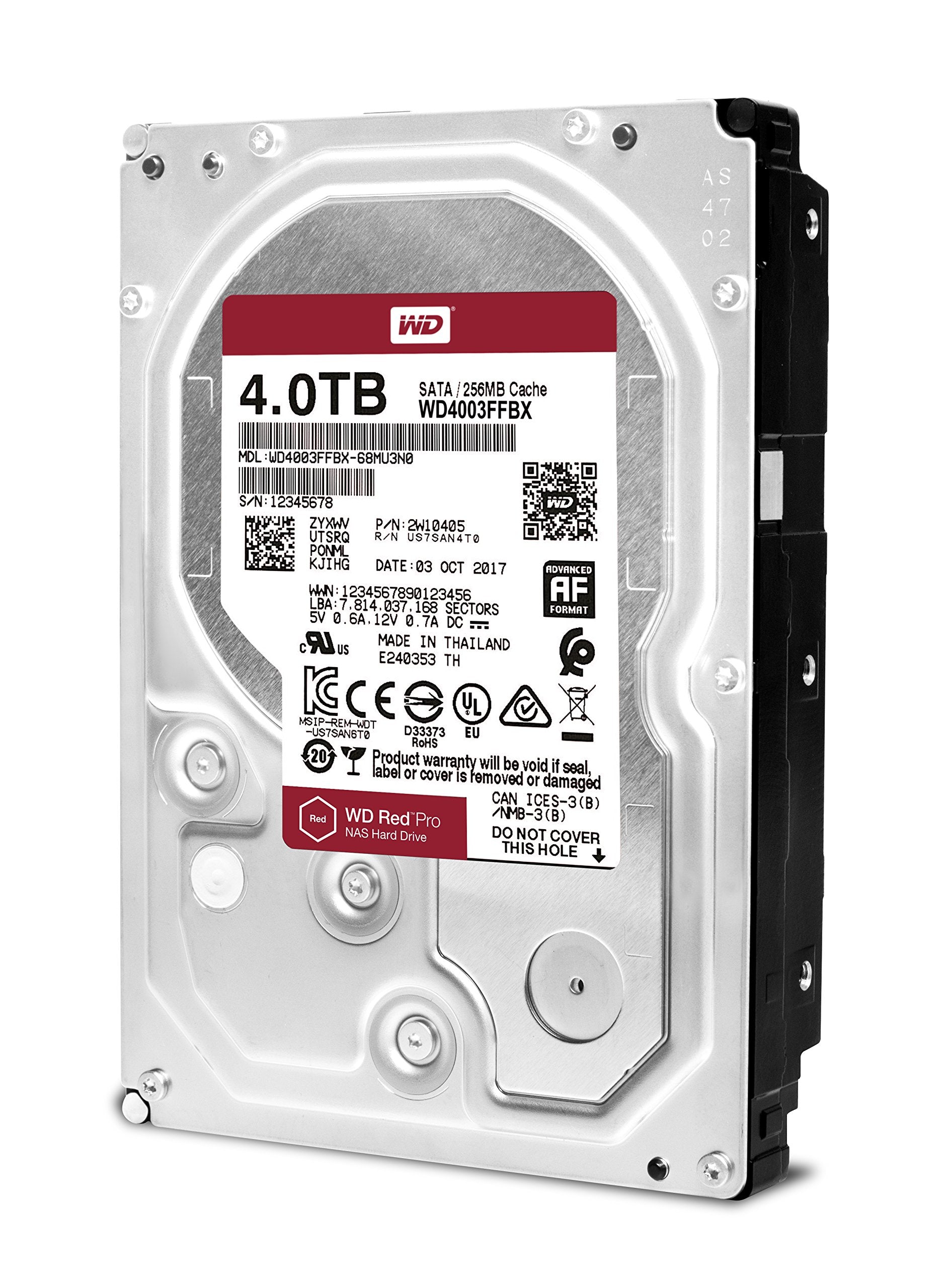 Western Digital WD - Red Pro 4TB 3.5 Inch Serial ATA III 7200 RPM