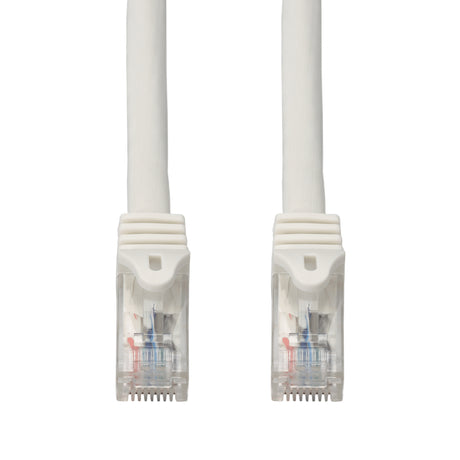 AddOn 15ft White CAT 6 PVC Ethernet Cable Snagless Easy Boot RJ-45 M/M