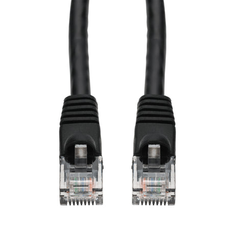 AddOn 1 Ft. Cat6A Straight PVC Patch Cable - Black