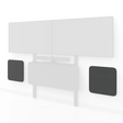 Heckler Design H806-BG ADA Panel Set For AV Wall - Black Grey