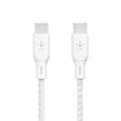 Belkin BoostCharge USB-C to USB-C Power Cable (2M, 6.6ft), Fast Charging Cable with 100W Power Delivery, USB-IF Certified, Compatible with MacBook Pro, Chromebook, Samsung Galaxy, iPad, & More - White