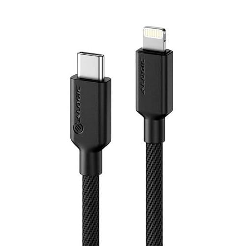 Alogic Elements PRO USB-C to Lightning Cable, 2 Meter Length, Black
