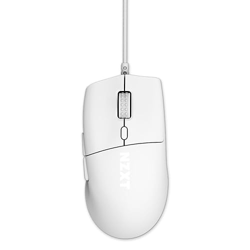 NZXT Lift 2 Starfield | Lightweight Symmetrical Wired Gaming Mouse | Lightweight 58 g Design | 8K Polling Rate | Optical Switches | 26K DPI Optical Sensor | 100% PTFE Feet | Starfield Design White Lift 2 Ergonomic