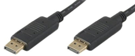 5 Pack of 1ft DisplayPort Male to Male Black Cable
