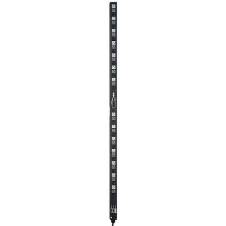 Tripp Lite Metered PDU, 20A, 42 Outlets (5-15/20R), 120V, L21-20P, 6 ft. Cord, 0U Vertical Rack-Mount Power, TAA (PDU3MV6L2120LV)