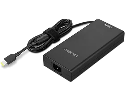 Lenovo ADL400SCC3A 20V 20A 400W Yellow Slim Tip AC Adapter for Legion Y900 Series-Legion 9 18IAX10 83EY, Y700 Series-Legion Pro 7 16IAX10H 83F5, SA11Q29118, 5A11Q29110, ADL400SDC3A, GX21T68194.