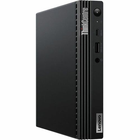 Lenovo ThinkCentre M75q Gen 2 11JN008GUX Desktop Computer - AMD Ryzen 3 PRO 5350GE - 8 GB - 256 GB SSD - Tiny - Black - AMD PRO 500 Chip - IGEL Linux - AMD Radeon Graphics DDR4 SDRAM - English Keyboar
