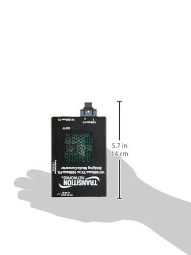 Transition Networks 10/100 Bridging 10/100Base-TX to 100Base-FX Media