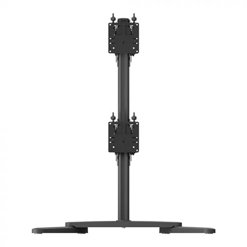 Freestanding Heavy Duty Dual Vertical Monitor Mount