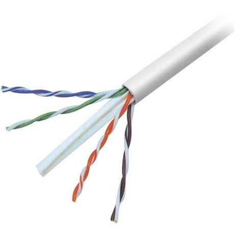 Belkin CAT6 Solid Bulk Cable - 500 ft Category 6 Network Cable for Network Device, ATM - Bare Wire - Bare Wire - 1.2 Gbit/s - 23 AWG - Orange