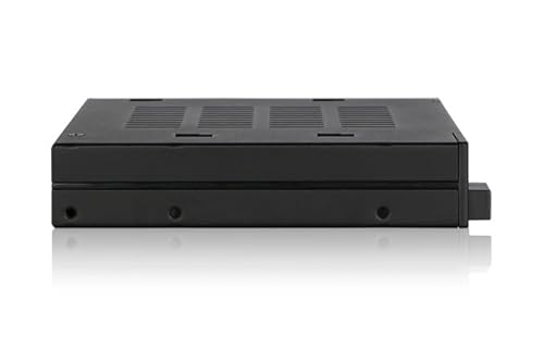 ICY DOCK Dual 2.5” SSD Dock Trayless Hot-Swap SATA / SAS Mobile Rack for Ext 3.5” Bay | flexiDOCK MB522SP-B