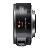 Panasonic HPS14042K Lumix G X Vario PZ 14-42mm/F3.5-5.6 Aspherical/Power Optical Image Stabilized Zoom Lens (Black)