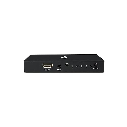 IOGEAR 4-Port 8K UltraHD HDMI Switch, GHDSW8K4 4 Port 8K Switch