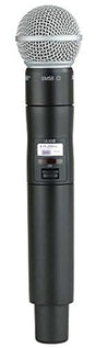 Shure ULXD2/SM58 Handheld Transmitter with SM58 Vocal Mic Capsule - for use with ULX-D Digital Wireless Microphone Systems, Receiver Sold Separately | G50 Band (ULXD2/SM58=-G50) G50 Band (470 – 534 MHz)
