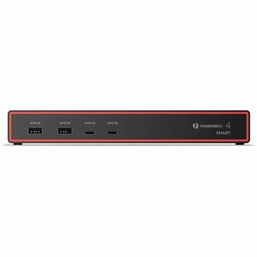 Lenovo ThinkPad Thunderbolt 4 Smart Dock Gen2 7500 - US - for Notebook, Display Screen, Monitor - Charging Capability - 135 W - Thunderbolt 4-4 Displays Supported - 8K @ 60Hz, 4K @ 144Hz - 7680 x 43
