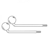 JBL Professional MTC-28/25CM-WH Ceiling-Mount Adapter for Control 28 and Control 25, White, Pack of Two