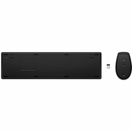 HP 655 Keyboard & Mouse - USB Type A Plunger Wireless Keyboard - English (Canada), English (US) - USB Type A Wireless Mouse - Mute, Dictation, Emoji Hot Key(s) - Symmetrical - AA, AAA - Compatible wit