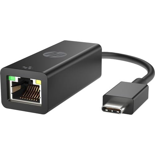 HP Ethernet Adapter - USB Type C - 128 MB/s Data Transfer Rate - 1 - Twisted Pair - 1000Base-T - TAA Compliant
