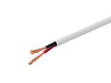 Monoprice 14AWG CL3 Rated 2-Conductor Speaker Wire - 250 Feet - White | Pure Bare Copper, for Car, Home Audio, Safety for Residential Class Buildings - Access Series