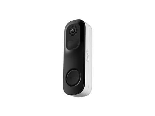 GYRATION Cyberview 3000 3MP Outdoor/Indoor Battery & AC Powered Video Doorbell with WiFi connection, Indoor Chime Kit