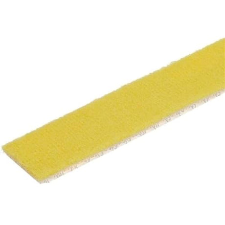 StarTech.com 100ft Hook and Loop Roll - Cut-to-Size Reusable Cable Ties - Bulk Industrial Wire Fastener Tape/Adjustable Fabric Wraps Yellow/Resuable Self Gripping Cable Management Straps (HKLP100YW) 100 feet Yellow