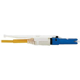 Tripp Lite 400G Fiber Optic Cable, Duplex Singlemode 9/125 OS2 Fiber Cable, CS-UPC/LC-UPC (M/M), LSZH Jacket, 10m, Yellow (N381L-10M)