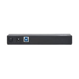 Tripp Lite 7-Port USB-A Mini Hub - USB 3.2 Gen 1, Up to 5 Gigabits per Second, Plug-and-Play No Software Needed, International Plug Adapters for UK, EU, & Australia - 1-Year Warranty (U360-007-INT)