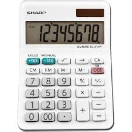 Sharp Calculators Sharp EL-310WB 8 Digit Professional Mini-Desktop Calculator