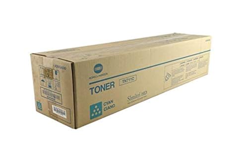 Konica-Minolta Cyan Toner Cartridge, TN711C, 31500 Yield (A3VU430)