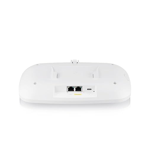 Zyxel WiFi 7 BE12300 Wireless Access Point | Dual-Radio | 2 x 2.5G Ethernet | PoE+ or USB Type C Power Supply (Not Included) | Cloud, App or Direct Management [NWA210BE] WiFi 7 | BE12300 | Dual-Radio
