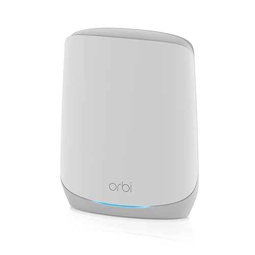 NETGEAR Orbi Whole Home Tri-Band Mesh WiFi 6 Add-on Satellite (RBS760) – Works with Your Orbi WiFi 6 System | Adds Coverage Up to 2,500 sq. ft. | AX5400 Up to 5.4Gbps