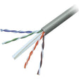 Belkin CAT6 Solid Bulk Cable, Plenum - 500 ft Category 6 Network Cable for Network Device, ATM - Bare Wire - Bare Wire - 1.2 Gbit/s - 23 AWG - White - TAA Compliant