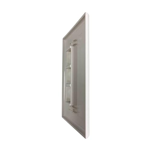 Tripp Lite Safe-IT 3-Port Single-Gang Outlet Keystone Wall Plate, Electrical & AV Applications, Ivory Matte, TAA Compliant, Manufacturer's Warranty (N042AB-003-IVM)