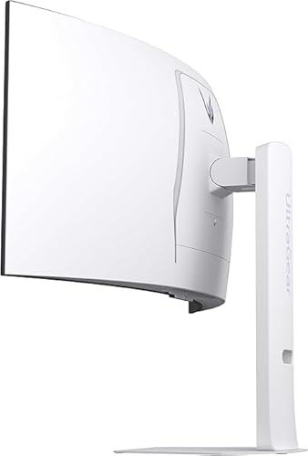 LG 34GX90SA-W 34 Ultragear WQHD (3440 x 1440) OLED Curved Gaming Smart Monitor 240Hz, 0.03ms, NVIDIA G-Sync Compatible, AMD FreeSync Premium, VESA DisplayHDR True Black 400, webOS, USB Type-C, White White 34 WQHD 3440 x 1440 240 Hz