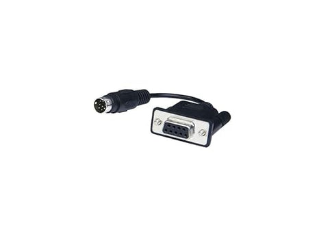 Aver RS-232 Din8 to D-Sub 9 Cable - Serial Data Transfer Cable for PTZ Camera - First End: 1 x 8-pin DIN Serial - Second End: 1 x 9-pin D-sub Serial