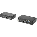 StarTech.com Multi-Input HDBaseT Extender Kit - Built-in Switch and Video Scaler - DisplayPort HDMI and VGA Over CAT6 or CAT5 (ST121HDBTSC)