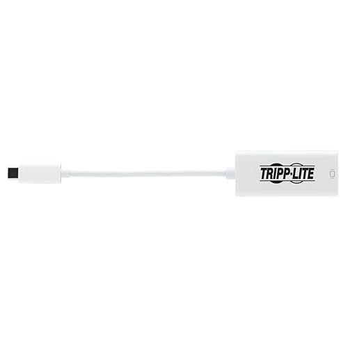 Tripp Lite USB C to Mini DisplayPort Adapter Cable w Equalizer 8K White 6in (U444-06N-MDP8W)