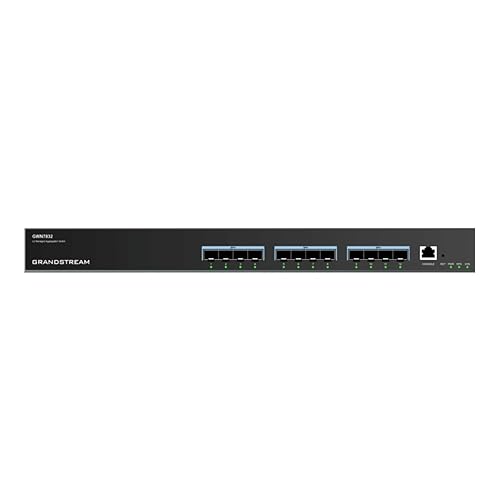 Grandstream GWN7832 Enterprise Layer 3 Managed Aggregation Switch, 12 x SFP+