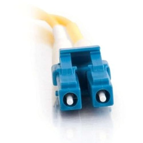 C2G 26566 OS2 Fiber Optic Cable - LC-LC 9/125 Duplex Single-Mode PVC Fiber Cable, Yellow (16.4 Feet, 5 Meters)