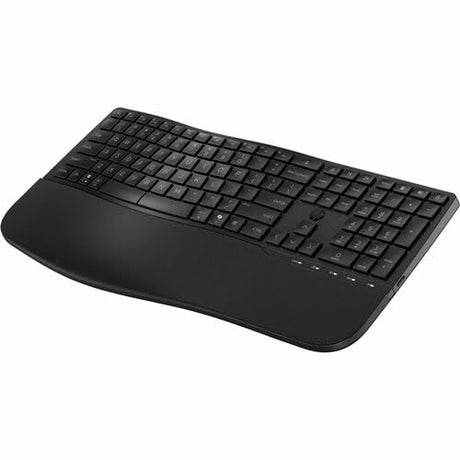 HP 685 Comfort Dual-Mode Keyboard for Business - Wireless Connectivity - Bluetooth/RF - 32.81 ft - 2.40 GHz - USB Type A Interface Dictation, Language Switch, Copilot Hot Key(s) - Windows 11, Windows