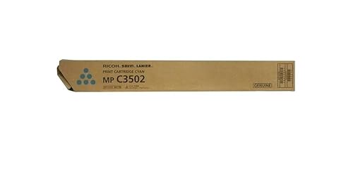 Ricoh MPC3502 Cyan 18000 Page Yield Toner Cartridge for Aficio MP C3502 / MP C3002G Multifunction Printers 841650