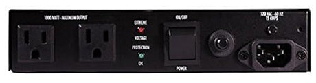 Furman AC-215A Compact Power Conditioner with Auto-Resetting Voltage Protection - Black