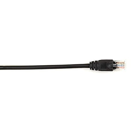 Black Box CAT6 Value Line Patch Cable, Stranded, Black, 15-ft. (4.5-m), 25-Pack - 15 ft Category 6 Network Cable for Network Device - First End: 1 x RJ-45 Male Network - Second End: 1 x RJ-45 Male Ne