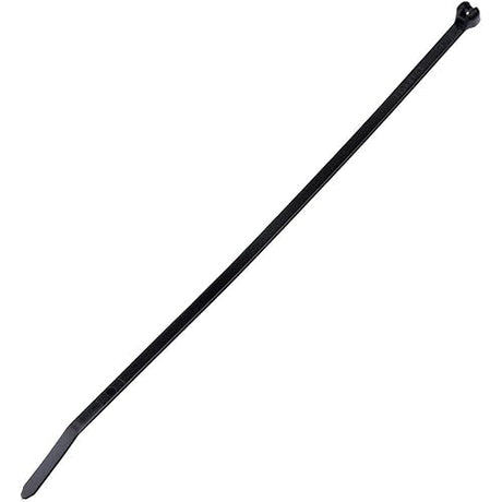 Panduit BT2M-M30 Cable Tie, Metal Barb, Miniature, Heat Stabilized Nylon 6.6, 7.9 Length, Black (1,000-Pack)