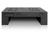 ICY DOCK 2 x 2.5 SAS/SATA HDD/SSD Mobile Rack +3.5 Slot for External 5.25 Bay | ExpressCage MB322SP-B 2 Bay Hdd Cage