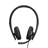 EPOS Enterprise Sennheiser Adapt 160T ANC USB-C (1000221) Wired, Double-Sided Headset – USB-C Connectivity, MS Teams Certified, UC Optimized – Active Noise Canceling - Call Control - Black