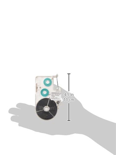 Panduit H000X025H1C P1 Cassette Continuous Heatshrink Tubing Label, Polyolefin, White White 1/8-Inch Diameter