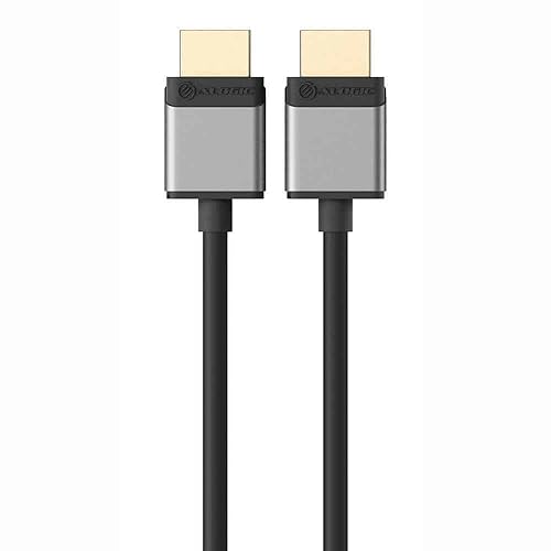 Alogic Slim Super Ultra HDMI M-M Cable 1M V2.1 [SSULHD01-SGR]