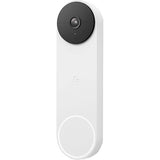 Google Nest Wi-Fi Video Smart Doorbell Camera (Battery Operated) - White (Renewed)